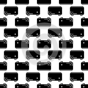 Car battery pattern seamless vector
