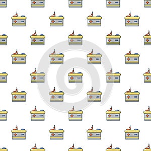 Car battery pattern seamless
