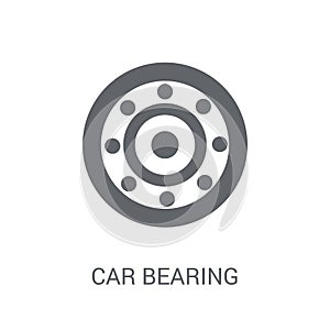 car bearing icon. Trendy car bearing logo concept on white background from car parts collection