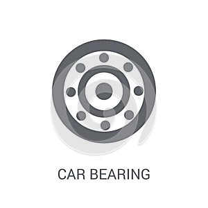 car bearing icon. Trendy car bearing logo concept on white background from car parts collection photo