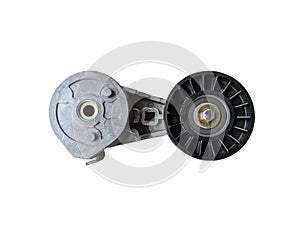 Car belt tensioner isolated on the white background.