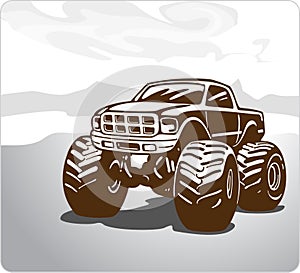 Car Bigfoot monstertruck.