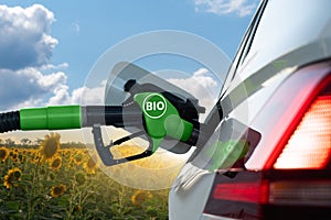 Car with biofuel photo