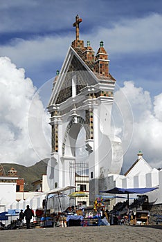 Car blessing, Cathedral of Copacabana, Bolivia photo