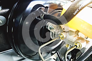 Car brake booster is vacuum booster used in hydraulic brake system