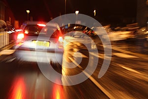 Car braking suddenly