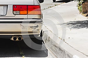 Car Bumper Swiped photo