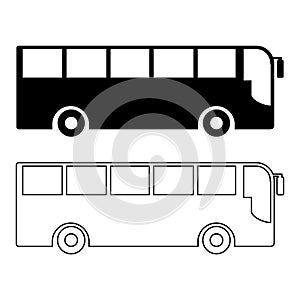 Car, bus, ambulance icon vector design symbol of transportation