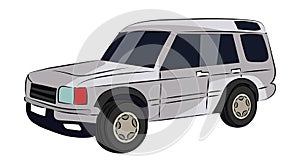 Car cab vehichle illustration