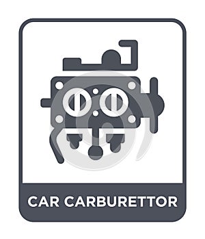 car carburettor icon in trendy design style. car carburettor icon isolated on white background. car carburettor vector icon simple