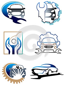 Car care logo set