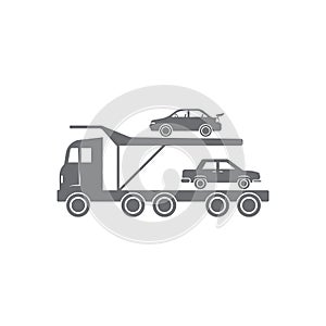 Car Carrier Truck icon. Simple element illustration. Car Carrier Truck symbol design from Transport collection set. Can be used fo