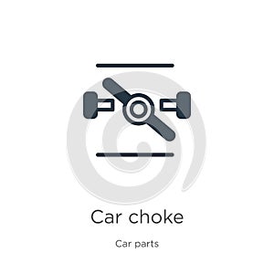 Car choke icon vector. Trendy flat car choke icon from car parts collection isolated on white background. Vector illustration can