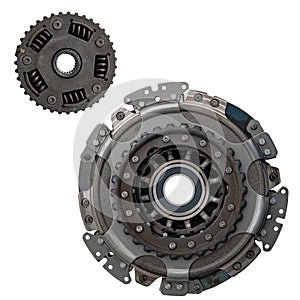 Car clutch kit with automatic transmission at shallow depth of field