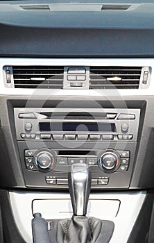 The car control panel