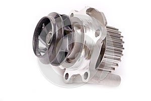 car cooling system. car pump on a white background