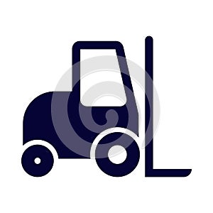 car, crane, forklift icon