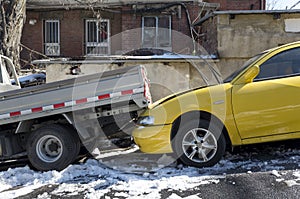 Car crash accident