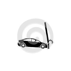 car, crash icon. Element of car accident and parking icon for mobile concept and web apps. Detailed car, crash icon can be used