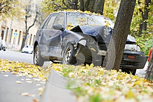 Car crash traffic accident