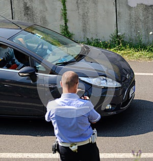 Car crush accident