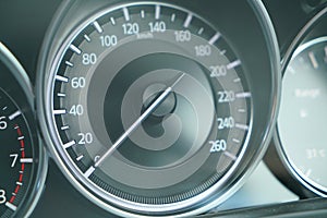 Car dashboard automobile control illuminated panel speed display
