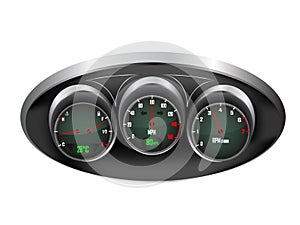 Car Dashboard Dials