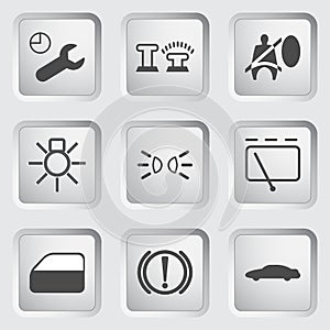 Car Dashboard icons 3