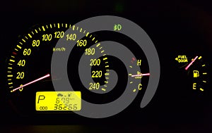 car dashboard instruments