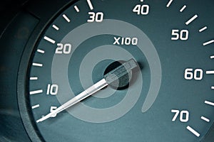 Car dashboard turn meter indicator