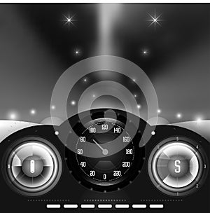 Car dashboards vector