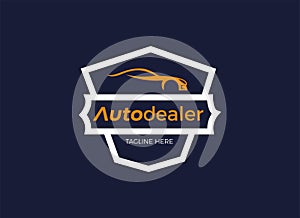 The car and dealer logo designs. Autocar, car wash, automotive logo designs inspiration.