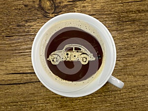 Car dealer offers coffee