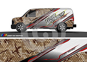 Car decal design vector. abstract backgrou vector vectornd for vehicle vinyl wrap