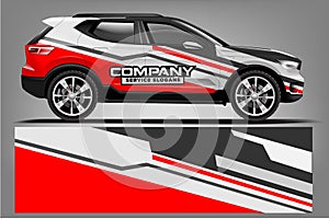 Car decal wrap design. vector design. - Vector