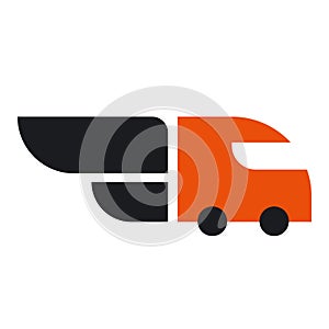 Car delivery logo