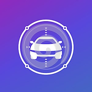 car diagnostics icon for apps and web