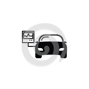 Car diagnostics icon
