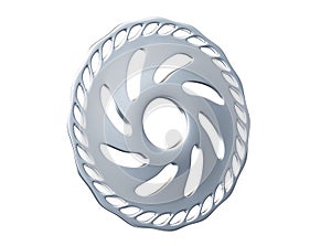 Car disc brake rotor, 3D rendering