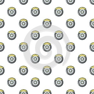 Car disk brake pattern seamless