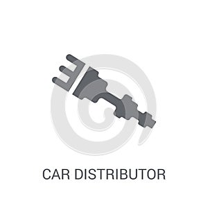 car distributor icon. Trendy car distributor logo concept on white background from car parts collection