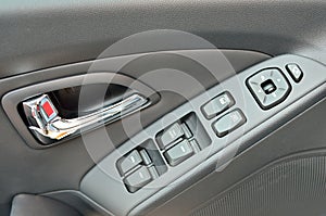 Car door buttons details