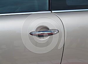 Car Door with Handle