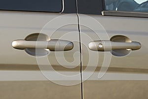 Car door handle and lock