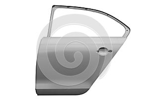 Car door on white background