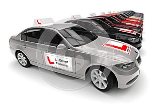 Car Driving School fleet concept