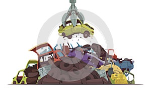 Car Dump Cartoon