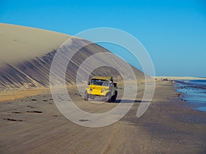 Car on dune