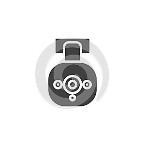 Car DVR camera vector icon