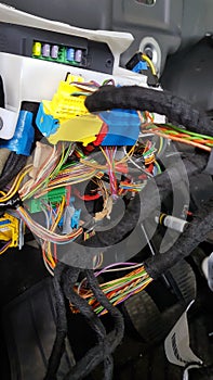 Car electrical system, electric computer unit